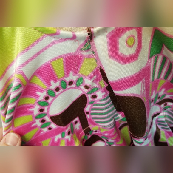 Vintage 60s Retro Floral Bathing Suit Roxanne Size 12/34 C cup - Picture 6 of 13